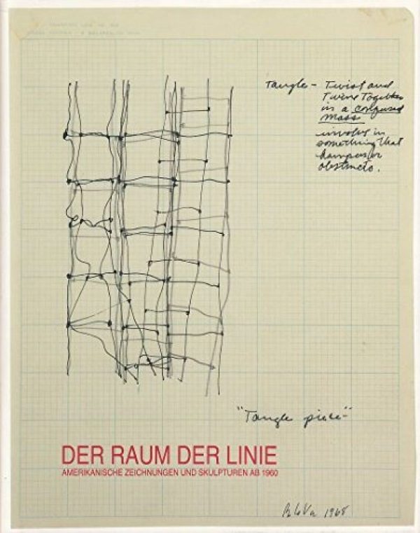 der raum der linie book cover, drawing of lines on a white background