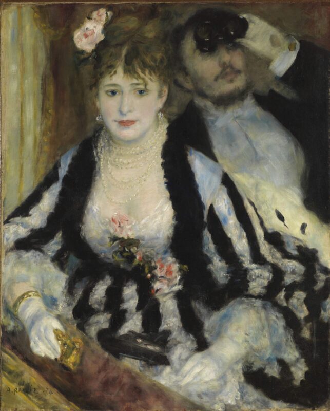 Pierre-Auguste Renoir, (1841- 1919) La Loge, 1874
