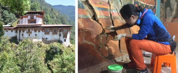 Conservation of the 17th-century wall paintings in the north shrine at Tango Monastery, Thimpu (Bhutan)