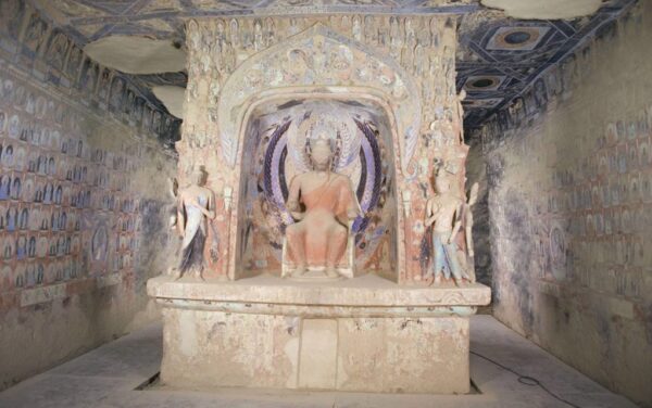 Early 6th-century wall paintings in Cave 260 of the Mogao Grottoes, Dunhuang (China)