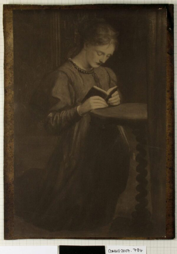 Woman reading a book