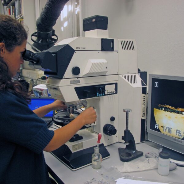 Conservation of wall painting students