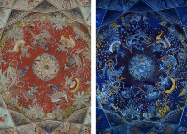 Investigation of the painting technique in the Badal Mahal, Garh Palace, Bundi (India) using UV-induced fluorescence