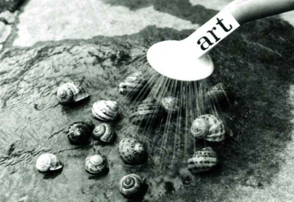 Detail of ‘Snail Action (piece 1 of 2)’, 1972, Géza Perneczky, Courtesy of the artist and Chimera-Project Gallery, Budapest, Hungary.