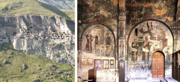 Late 12th-century wall paintings in the Church of the Dormition of the Virgin, Vardzia (Georgia)