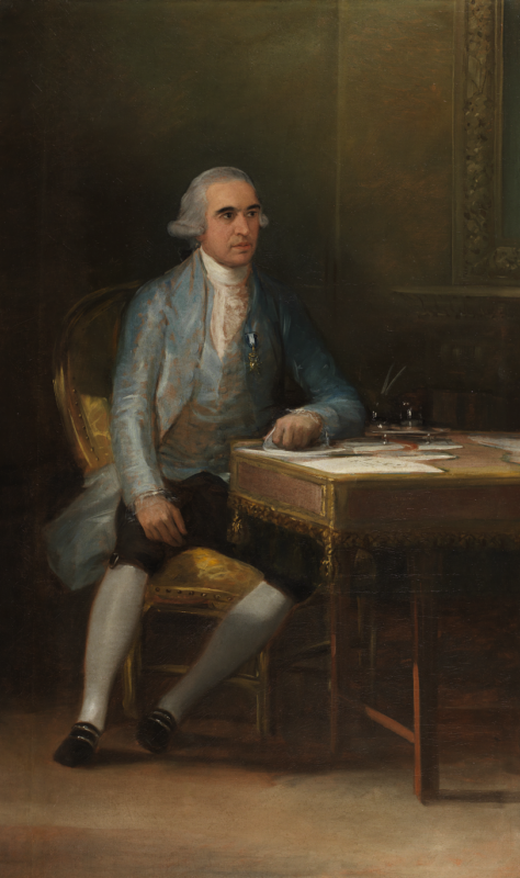 A portrait of Francisco de Saavedra had recently been appointed Minister of Finance to King Charles IV of Spain