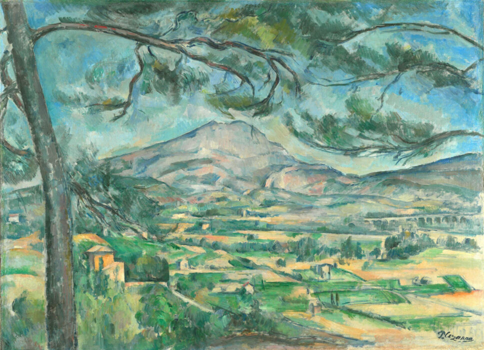 The Montagne Sainte-Victoire with a Large Pine, around 1887
