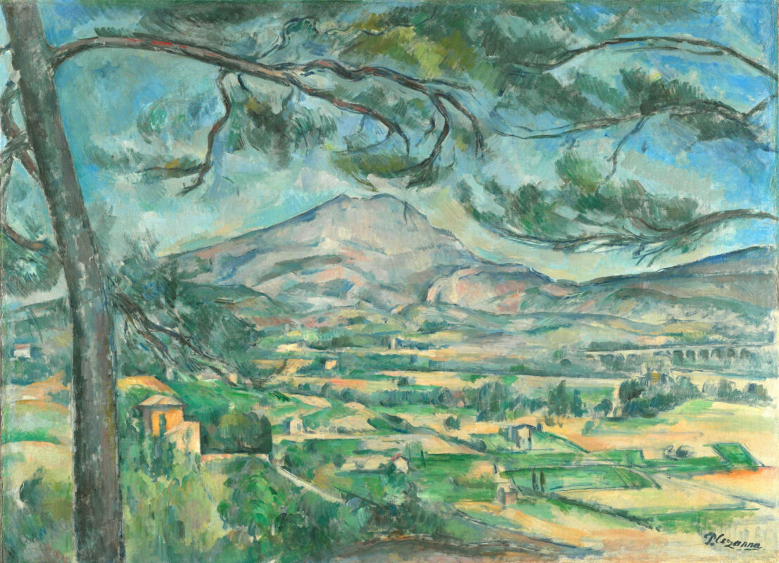The Montagne Sainte-Victoire with a Large Pine, around 1887