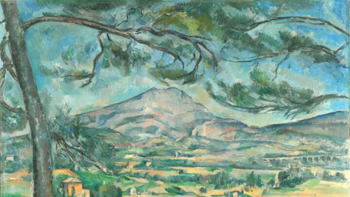 The Montagne Sainte-Victoire with a Large Pine, around 1887