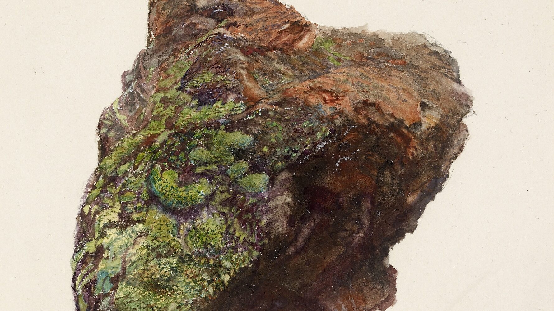 Study of a Piece of Brick, to show Cleavage in Burnt Clay