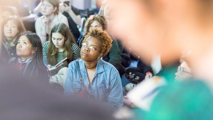 the audience of a lecture