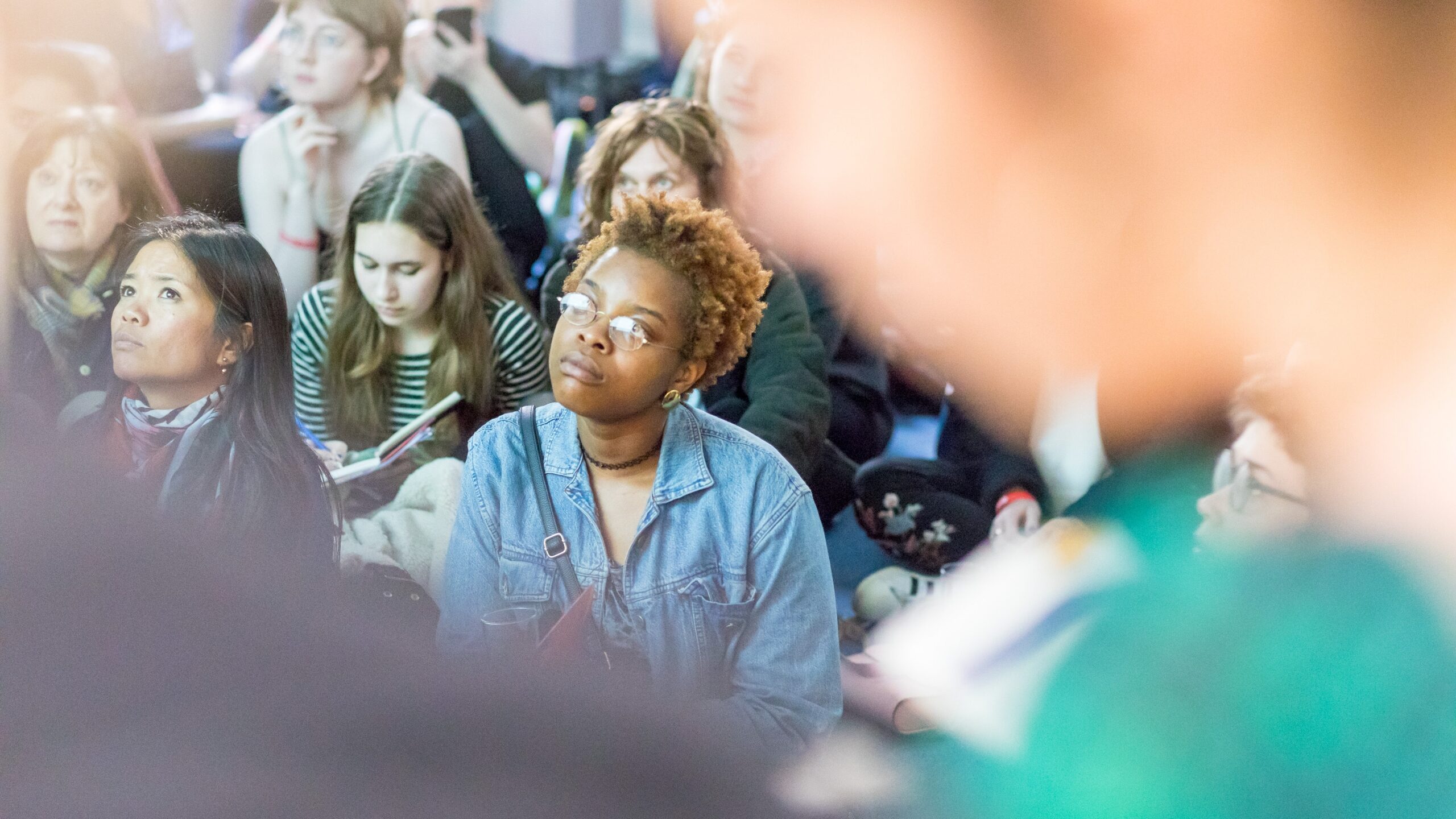 the audience of a lecture