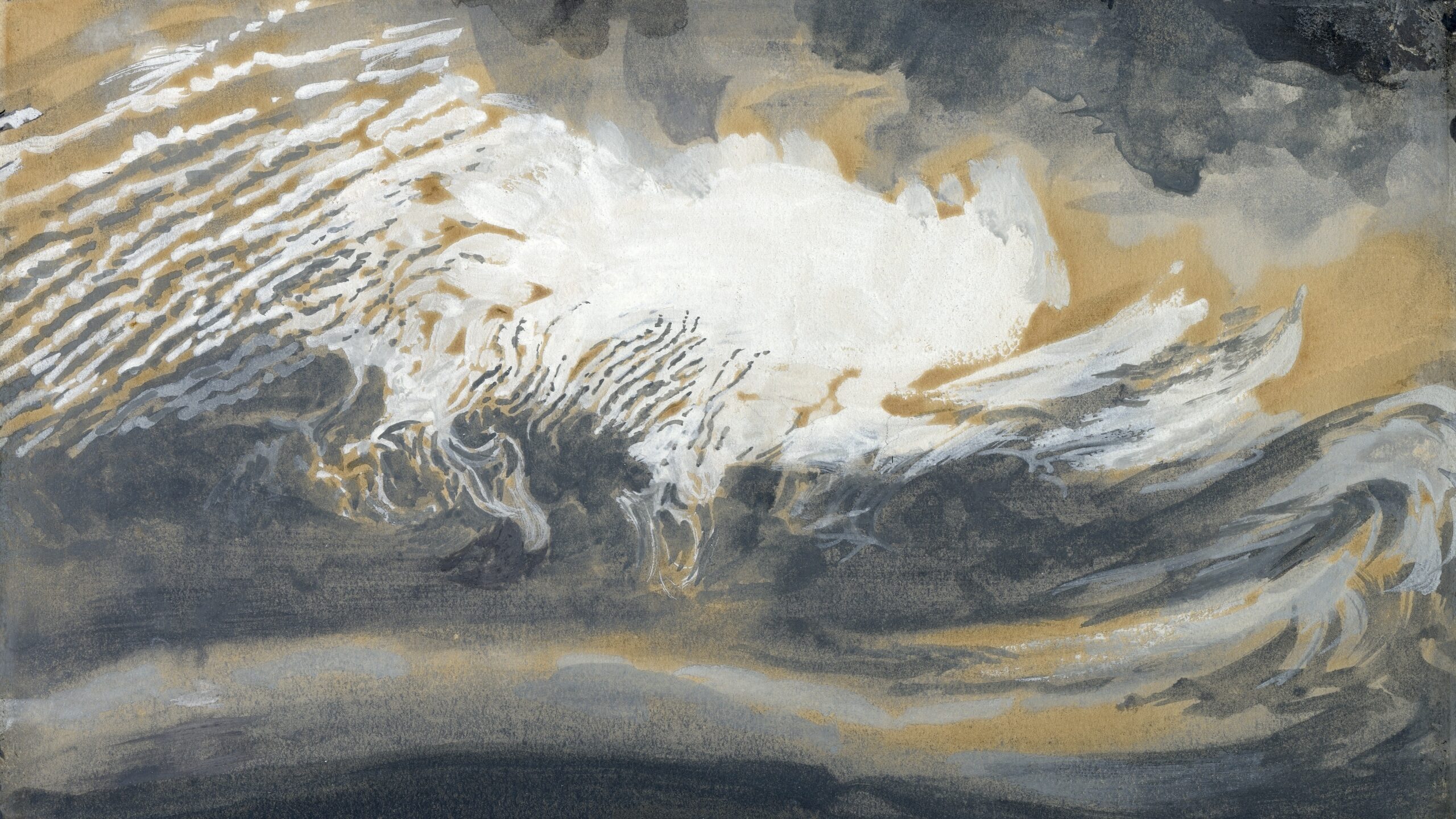 John Ruskin, Ice Clouds over Coniston Old Man