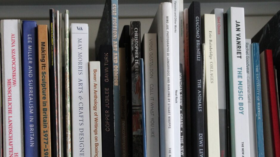 Courtauld library bookshelf