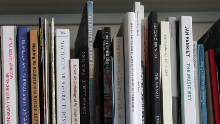 Courtauld library bookshelf