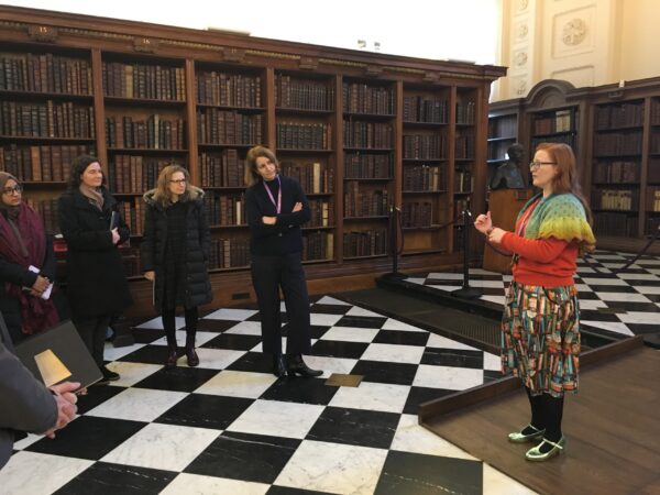 a group visit to lambeth palace library