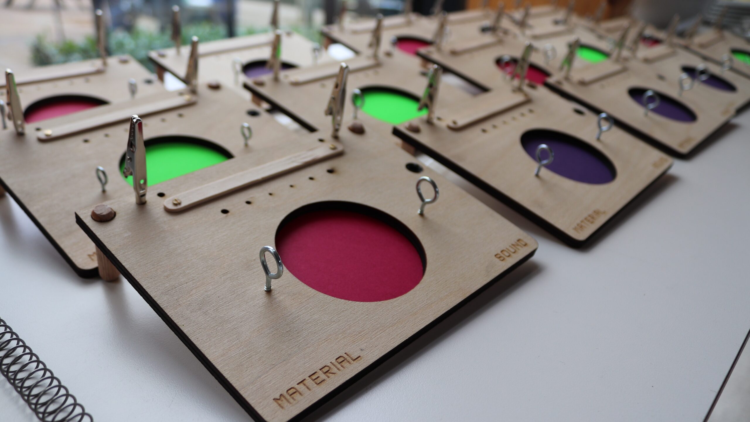 a sound board created by Sam Underwood