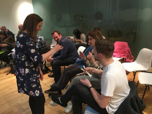 Students playing musical instruments at The Horniman Museum