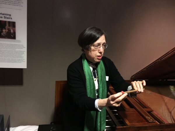 Mimi S Waitzman, Deputy Keeper of Musical Instruments at the Horniman Museum plays a Harpsichord built in 1772 by Jacob Kirckman
