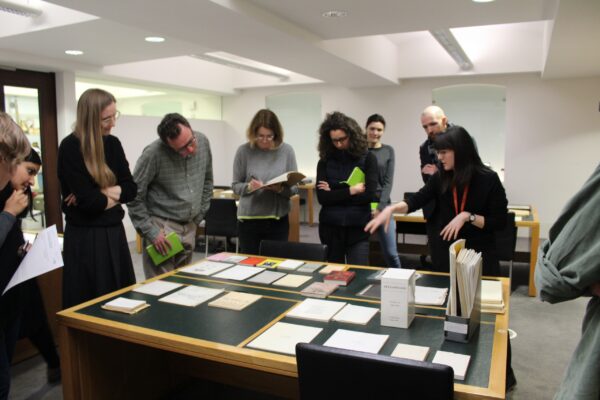 a group visit to Tate Britain Archives