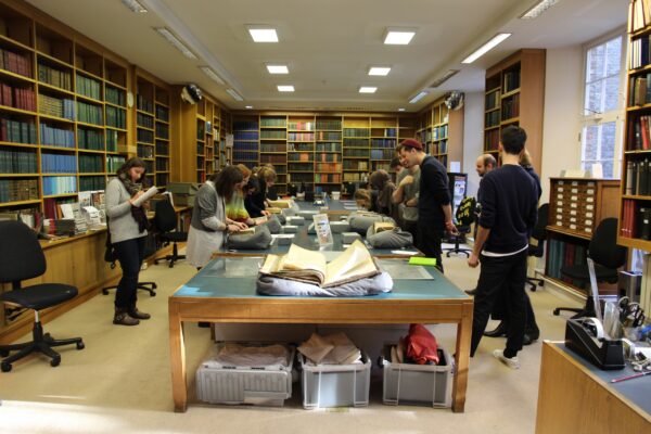 a group visit to lambeth palace library