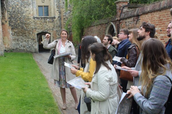 a group visit to Canterbury Cathedral led by Dr Emily Guerry