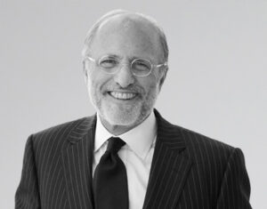 black and white portrait photograph of James Cuno