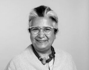 sussan babie black and white portrait