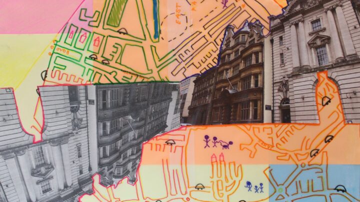 Going for walks and remembering the place and people that I have seen on that day became an important event during lockdown. The places that I’d never noticed before became interesting as I had time to see them. Recording by walks has helped to increase the awareness of the city and how people are only a part of it.