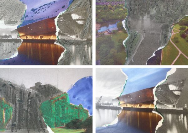 Working in collage and paint was a good way to edit and transform the places that I see in the city. Being able to create my own way of seeing the building was fun and I would use this technique again.