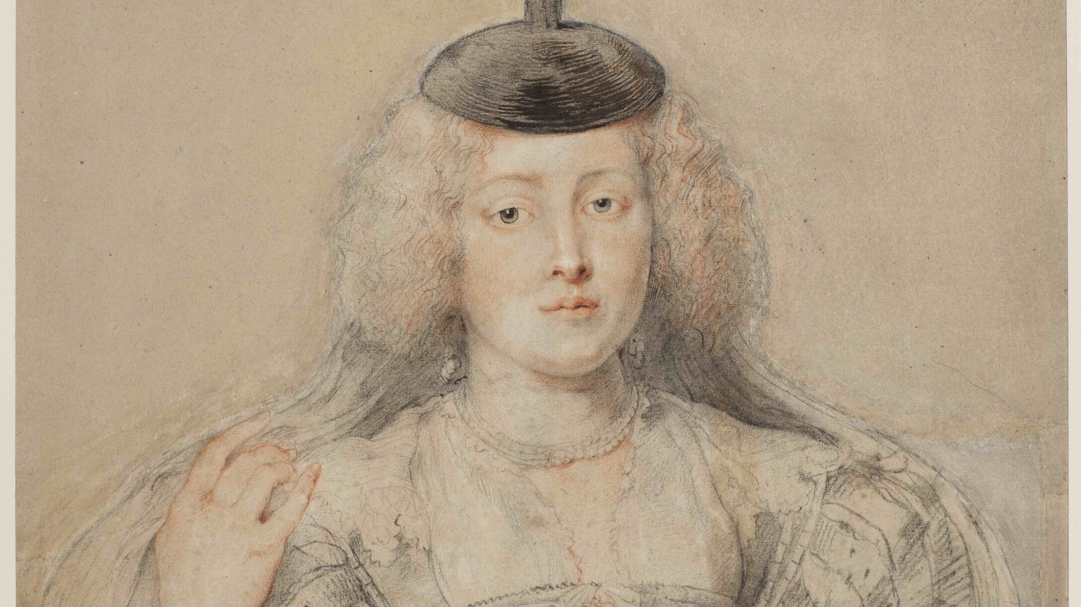 Sketch of a lady by Rubens