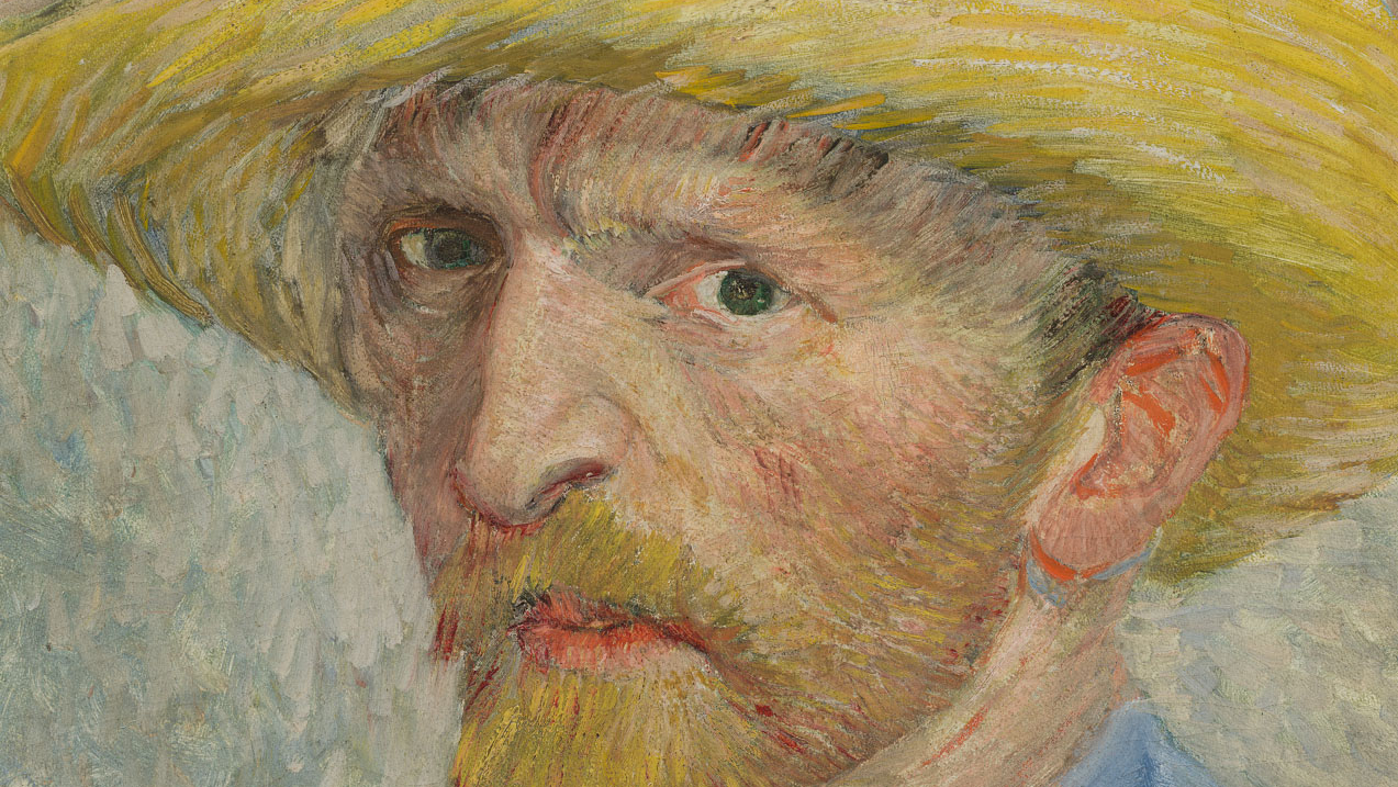 van gogh self portrait drawing