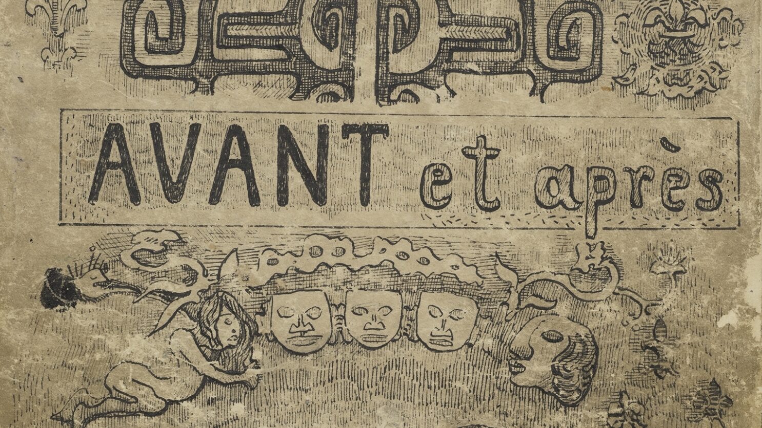 notebook page by Gauguin