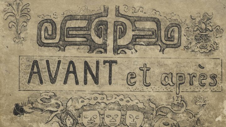 notebook page by Gauguin