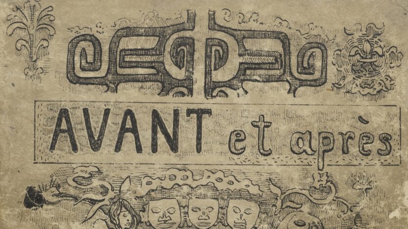 notebook page by Gauguin