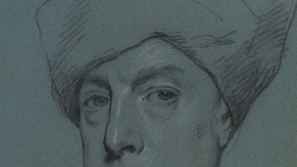 Sketch of man with hat