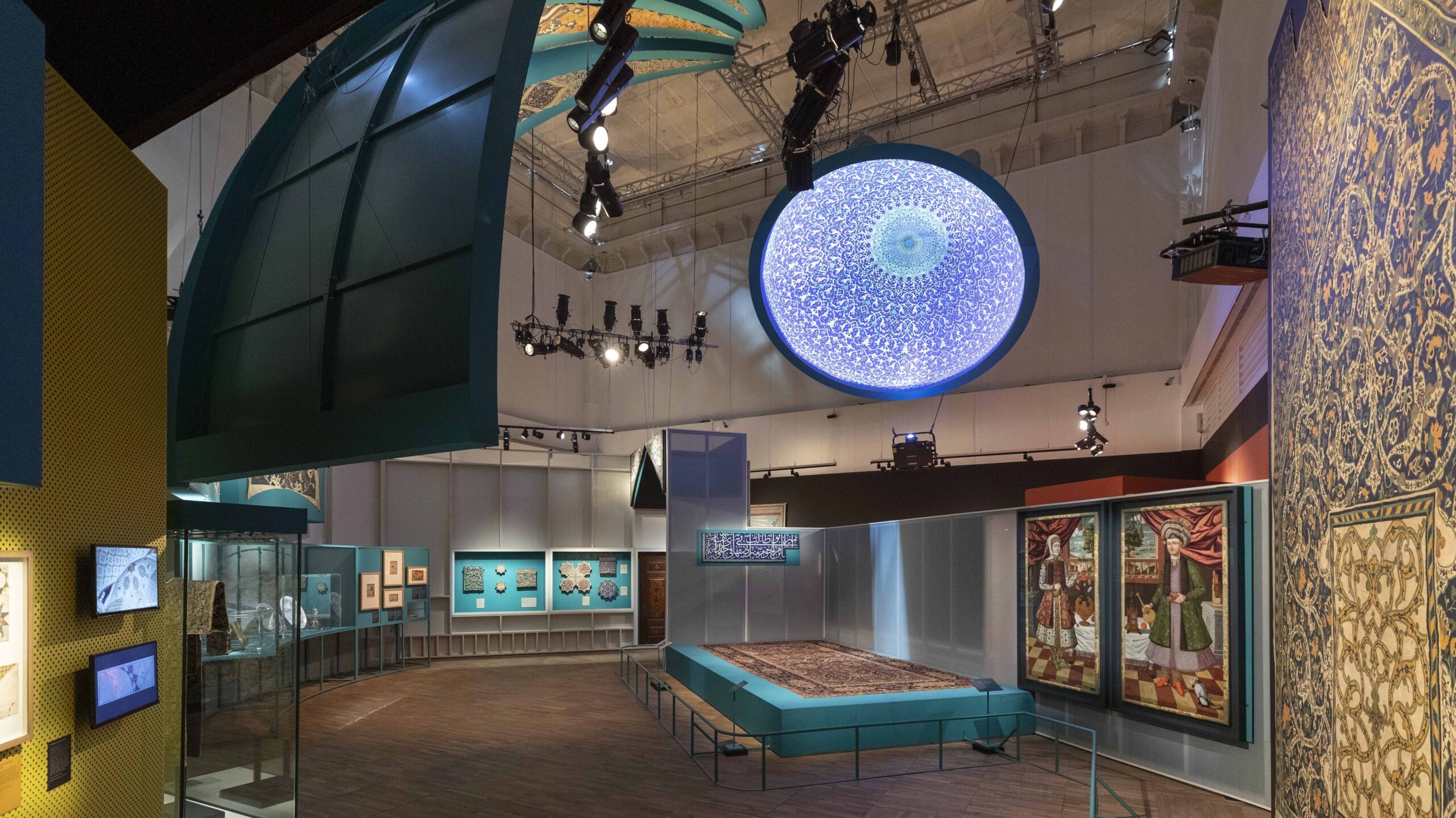 Installation view of Epic Iran at the V&A