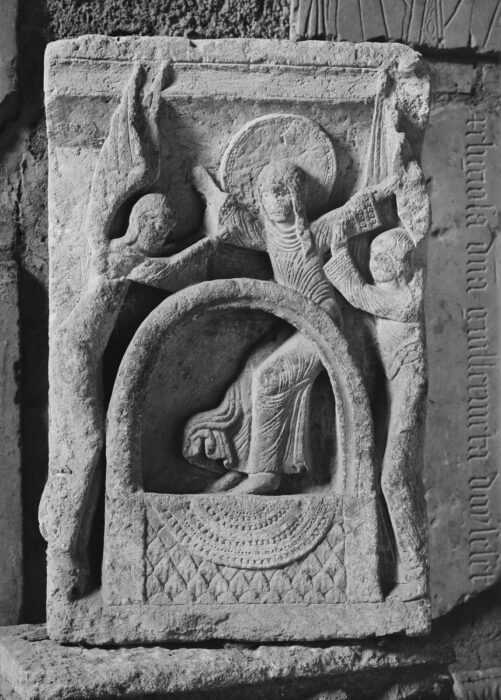 Photograph of a stone carving