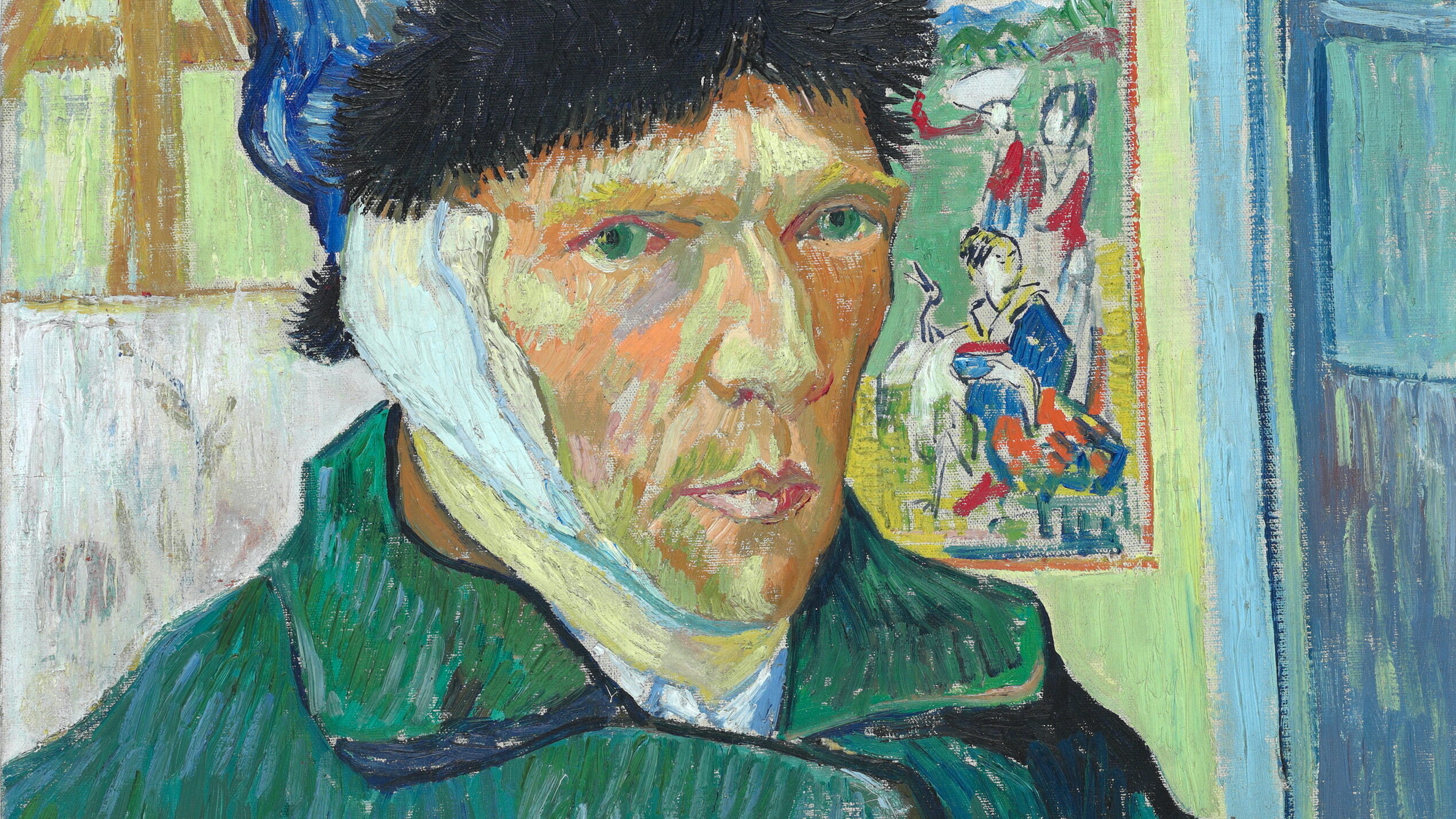 Van Gogh Self Portrait with bandaged ear