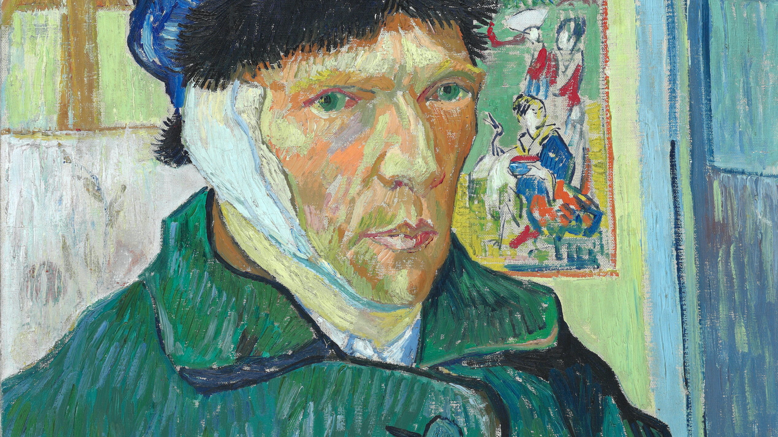 Van Gogh Self Portrait with bandaged ear