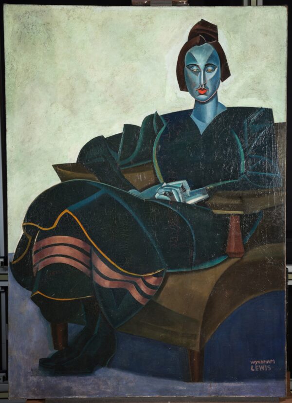 Wyndham Lewis (1882 - 1957), Praxitella, c.1921 © Leeds Art Gallery