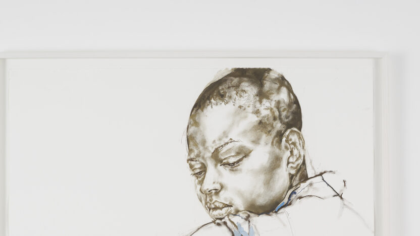 drawing of a black woman wearing a blue dress