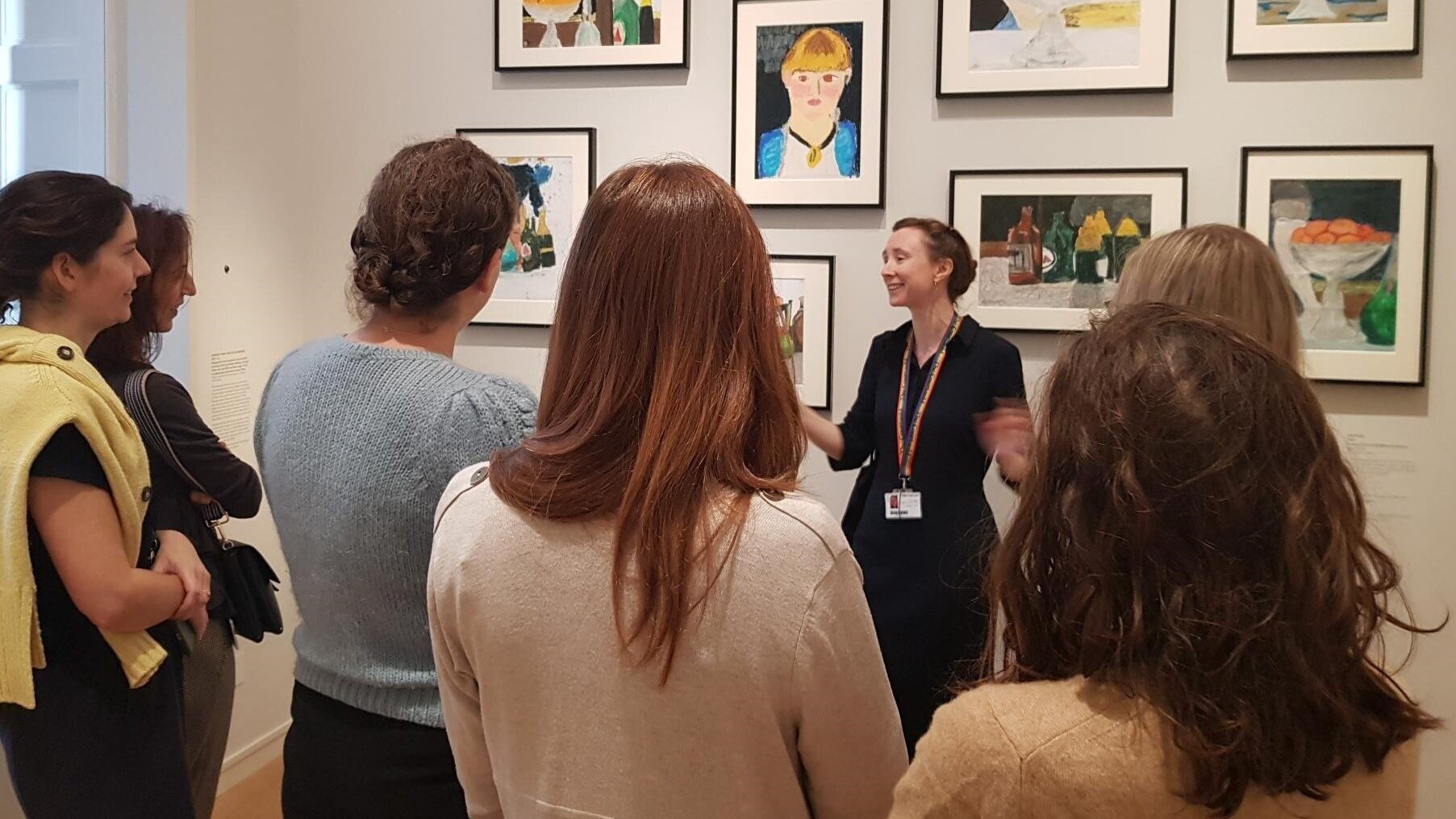 Helen Higgins, Head of Learning and OAK Foundation Young People’s Programme Manager, delivers a talk on the Reworking Manet exhibition