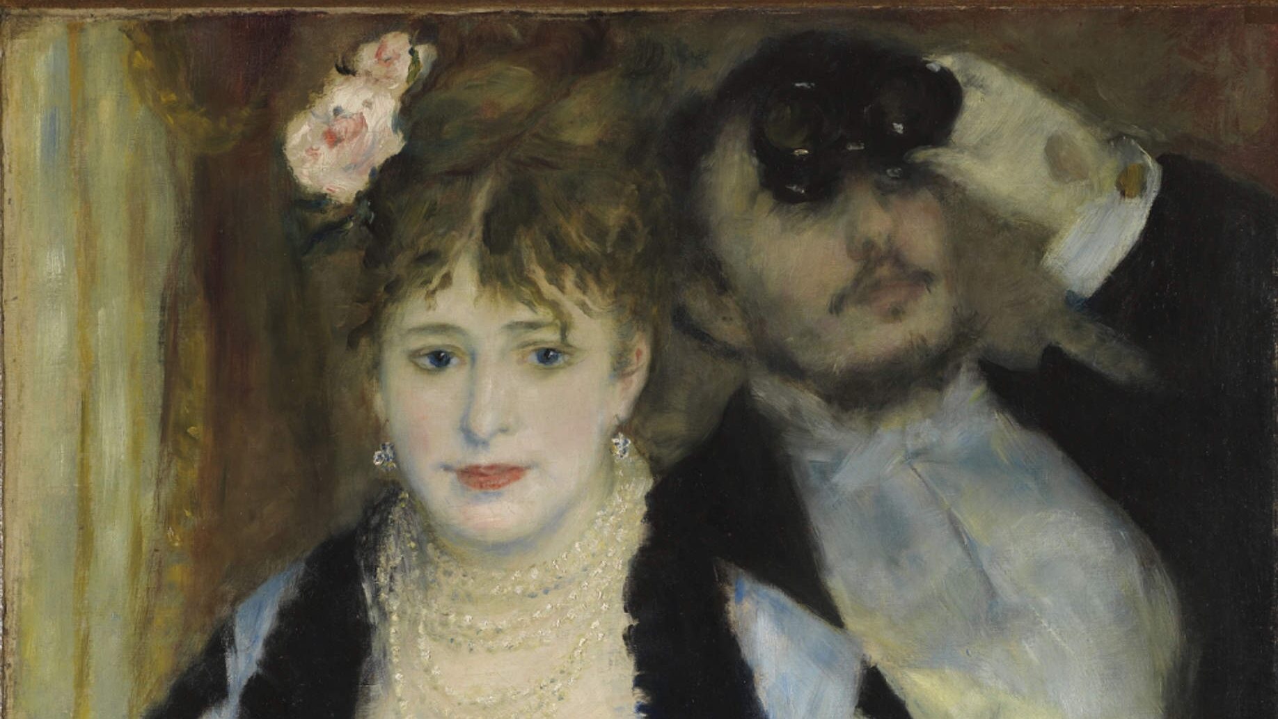 Lady and man in box