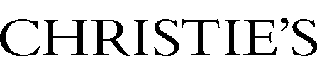 Christie's black logo on a transparent background
