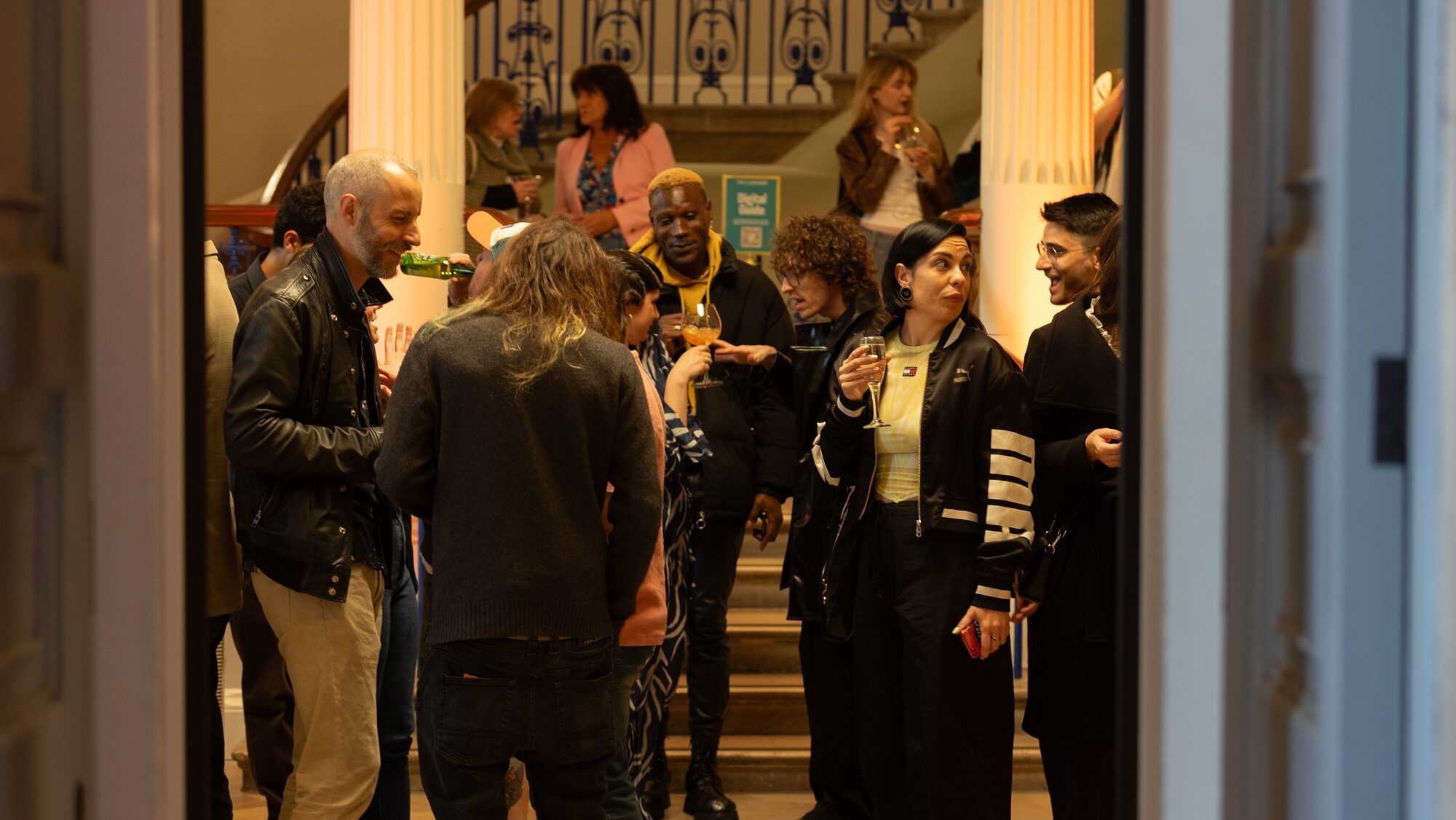 Guests enjoying The Courtauld Lates