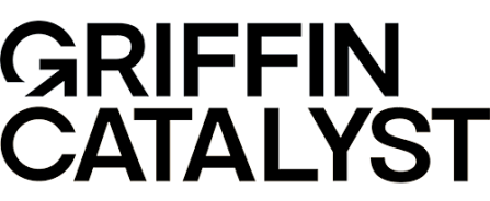 Griffin Catalyst black logo on a transparent background
