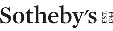 Sothebys black logo on a transparent background