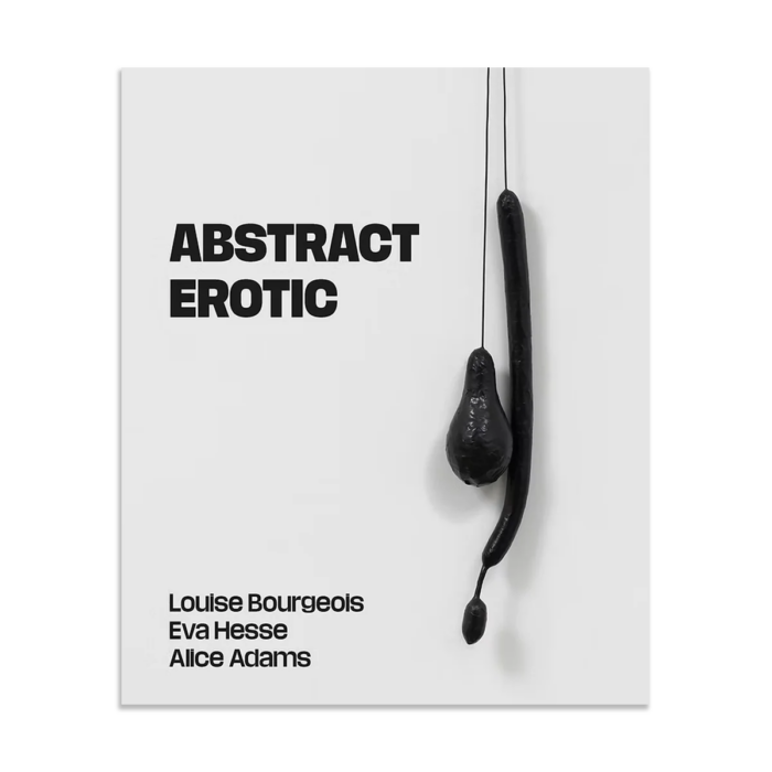 Cover image of the Abstract Erotic Catalogue, featuring a brass sculpture on a grey background.