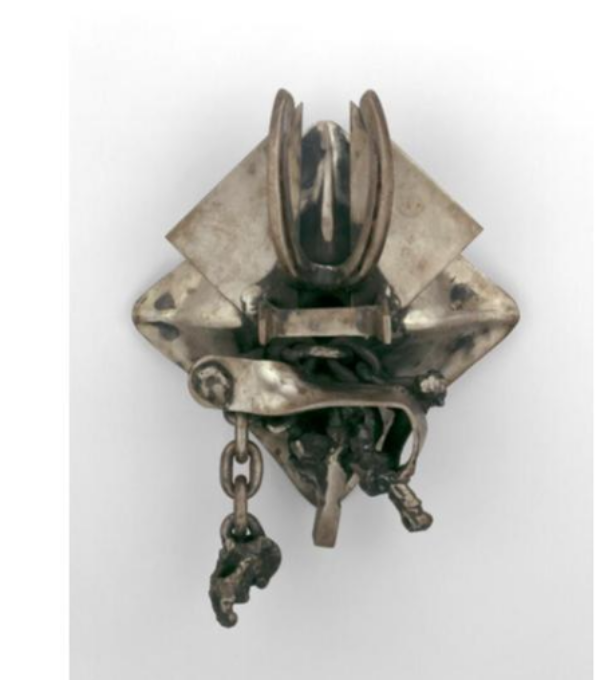 Melvin Edwards, Afrophoenix No. 1, 1964, welded steel. Art Institute Chicago.